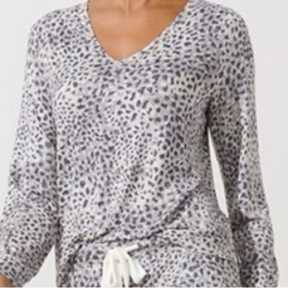 Soma Wknd Lounge Pajama Top Sz L